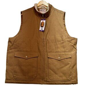 NNWT Weatherproof Mens Workwear Vest Jacket Size XXL Heritage Brand Full Zip
